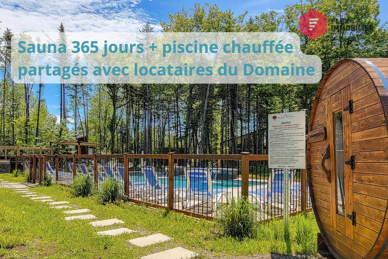 Le Blanc Bouleau De Portneuf / Private Hot Tub Villa Pont-Rouge Eksteriør billede